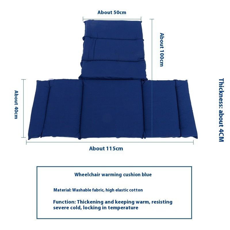 Thickened Wheelchair Cushion Quilted Breathable Comfortable Anti-bedsore Mat