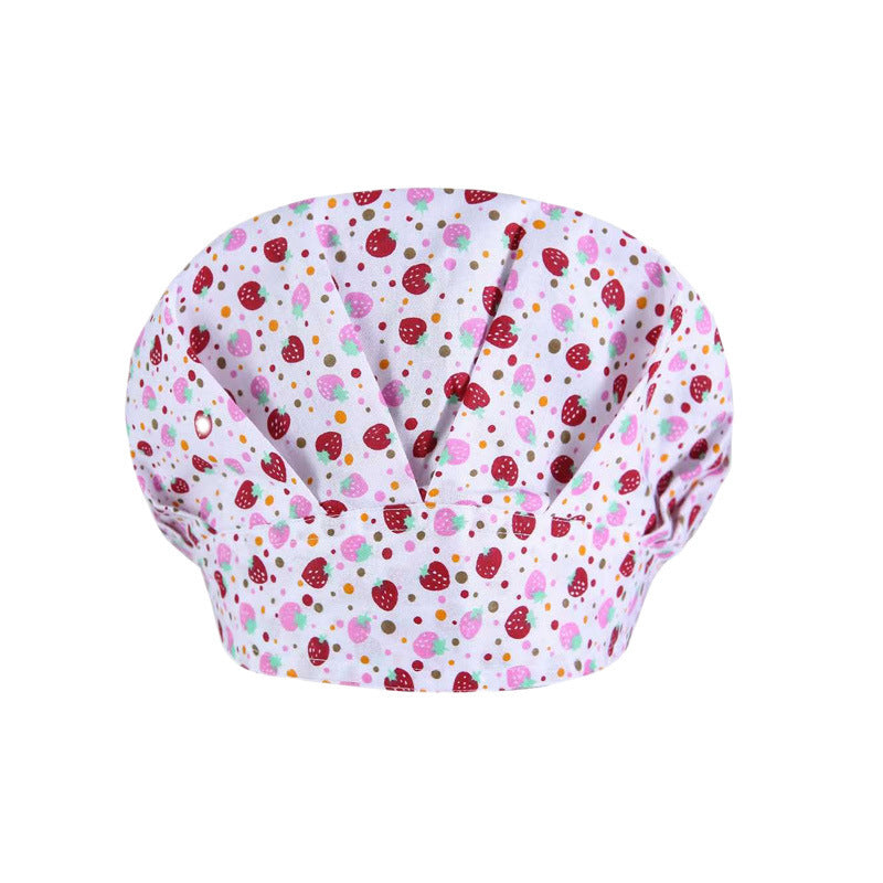 Fluffy Pure Cotton Printing Operating Room Hat