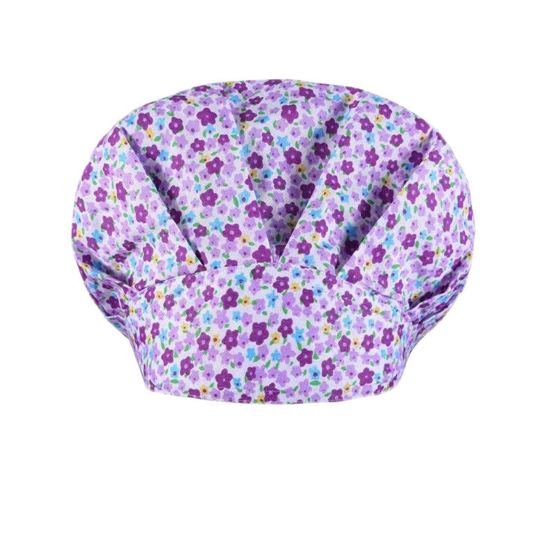 Fluffy Pure Cotton Printing Operating Room Hat