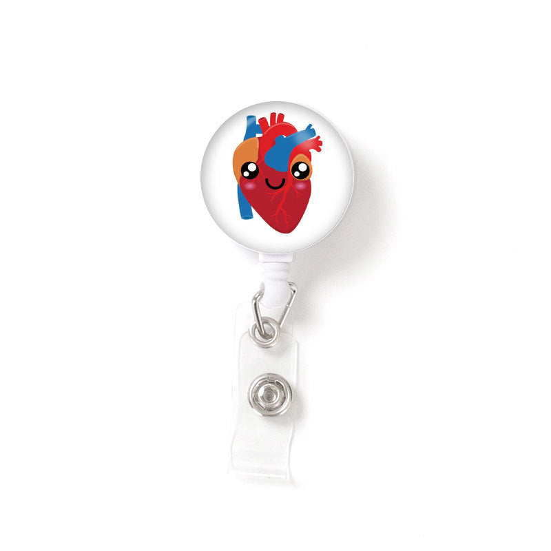 Retractable Buckle Glass Nurse Badge and Pass Holder