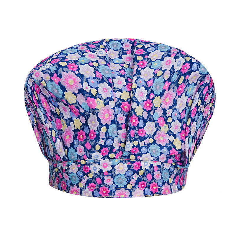 Fluffy Pure Cotton Printing Operating Room Hat
