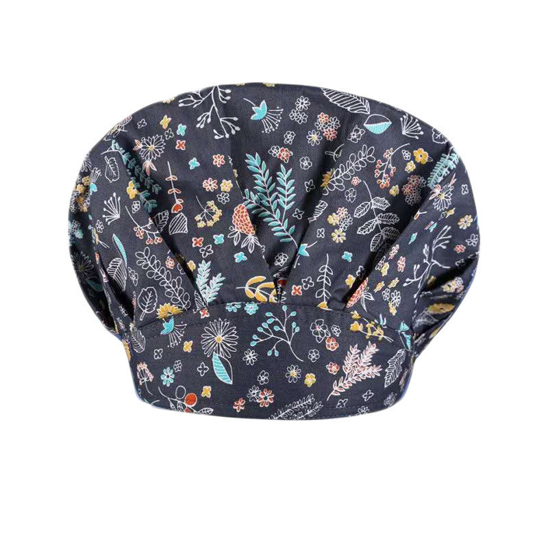 Fluffy Pure Cotton Printing Operating Room Hat