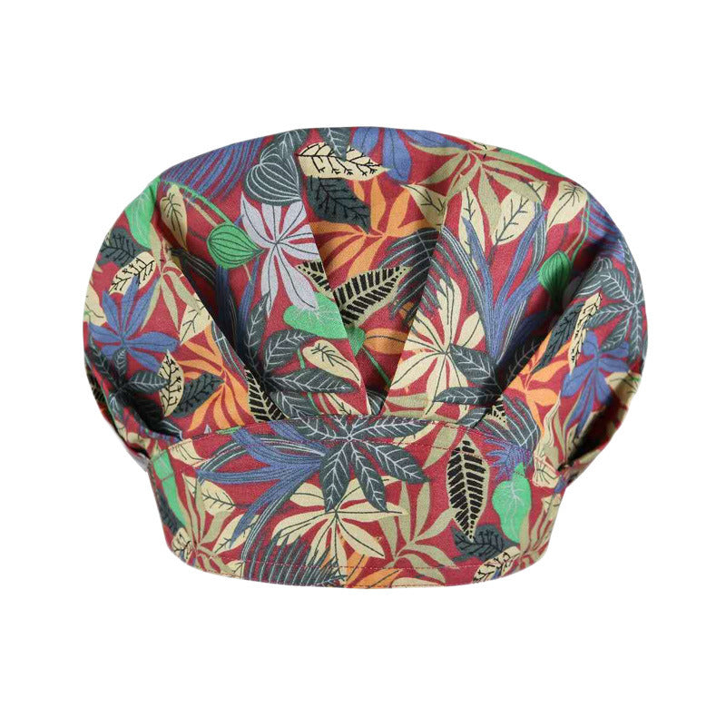 Fluffy Pure Cotton Printing Operating Room Hat