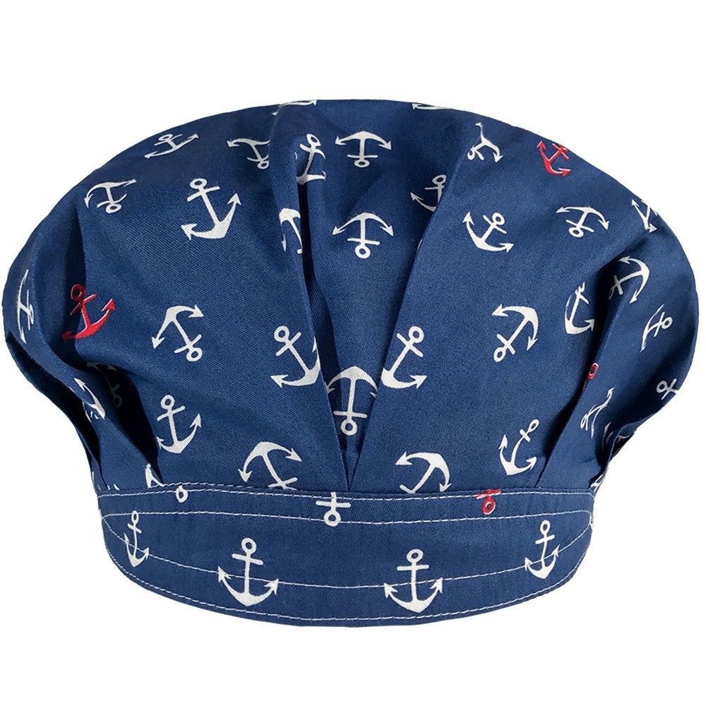 Fluffy Pure Cotton Printing Operating Room Hat