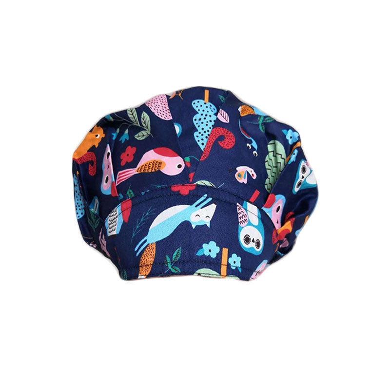 Fluffy Pure Cotton Printing Operating Room Hat
