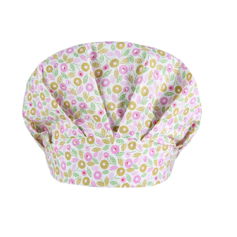 Fluffy Pure Cotton Printing Operating Room Hat